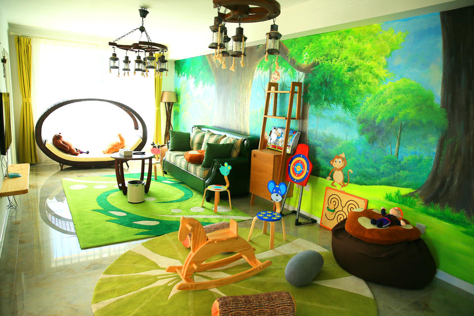 万龙儿童主题公寓酒店—绿野仙踪亲子房