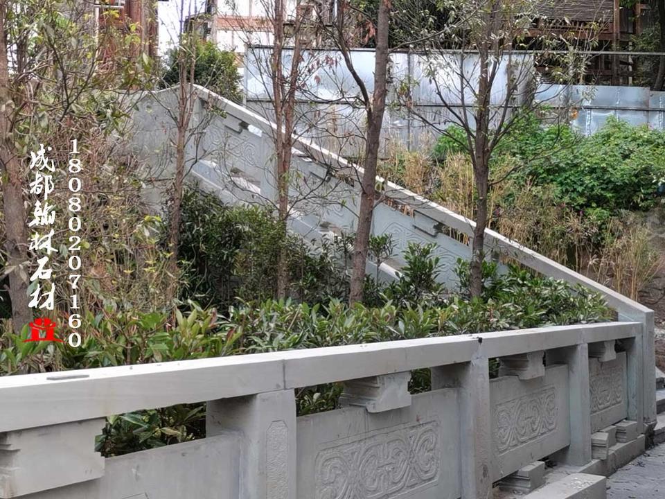 贵州工地青石栏杆效果图