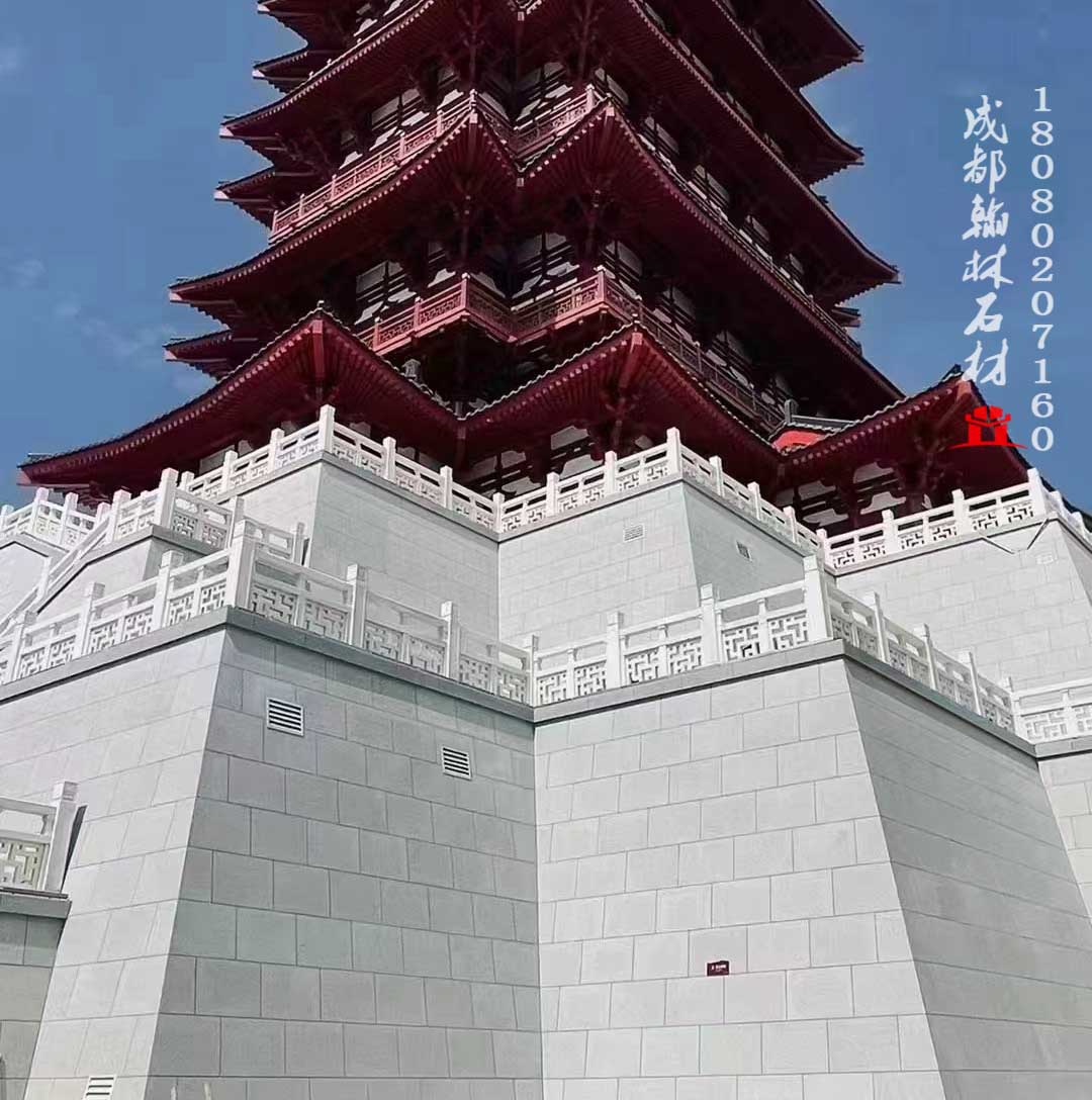 四川仿古閣樓石欄桿廠家定制