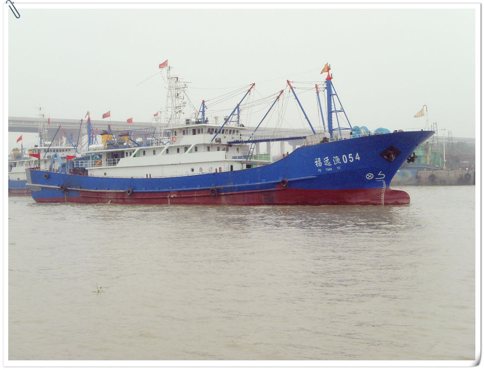 建造完工的 65 米远洋渔船（福远渔 053、054、055、056）