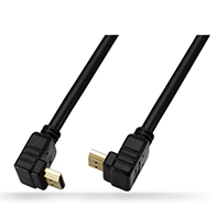 AT 214 HDMI A 90°Type MALE TO A 90°Type MALE.