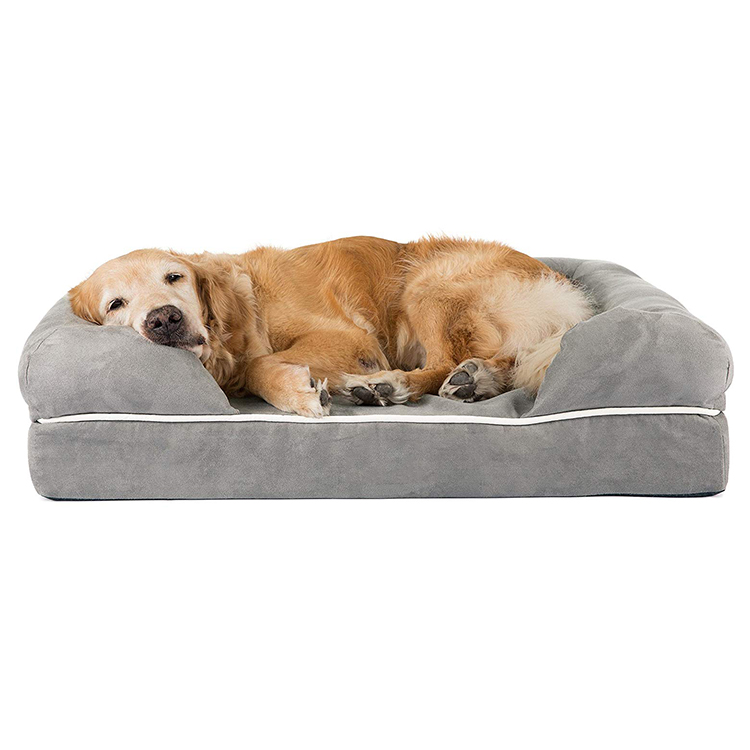 Pet Lounge Sofa Orthopedic Bed Removable Cover Memory Foam