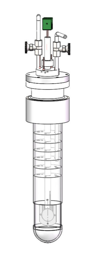 In situ neutron scattering test device: IS-NS 1000