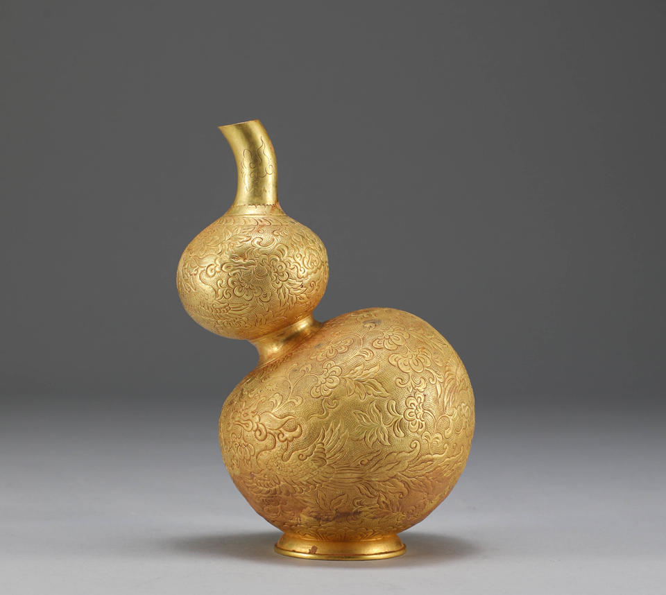 Song Dynasty - Pure Gold Gourd