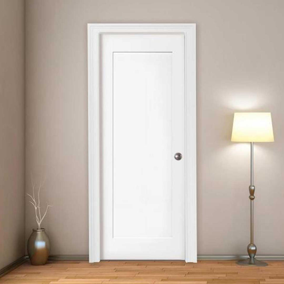 Laminate MDF Moulded Interior White Door