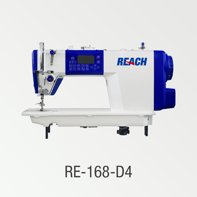 RE-168-D4 Four-Automatic-Step Lockstitch Sewing Machine 步进4自动平缝机
