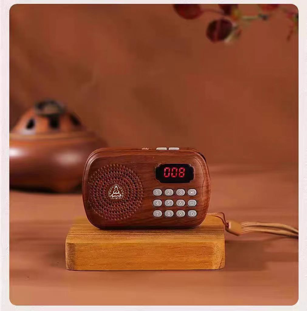 迷你音箱插卡播放器便携式   香海禅寺播放机充电音乐唱歌机随身听免费结缘