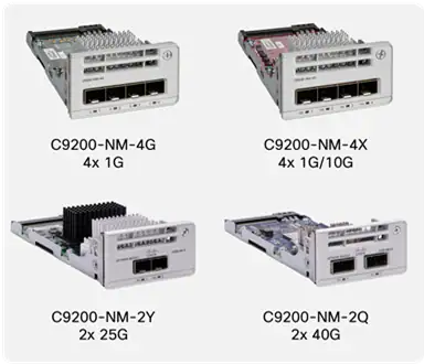 Cisco Catalyst 9200 系列交换机网络模块