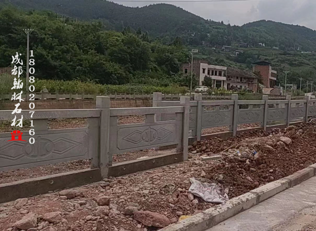 重慶巫山青石欄桿工地