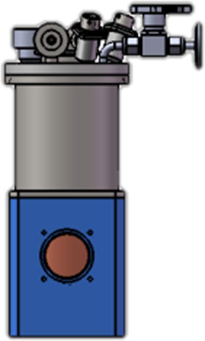 Continuous flow diamond anvil cell cryostat