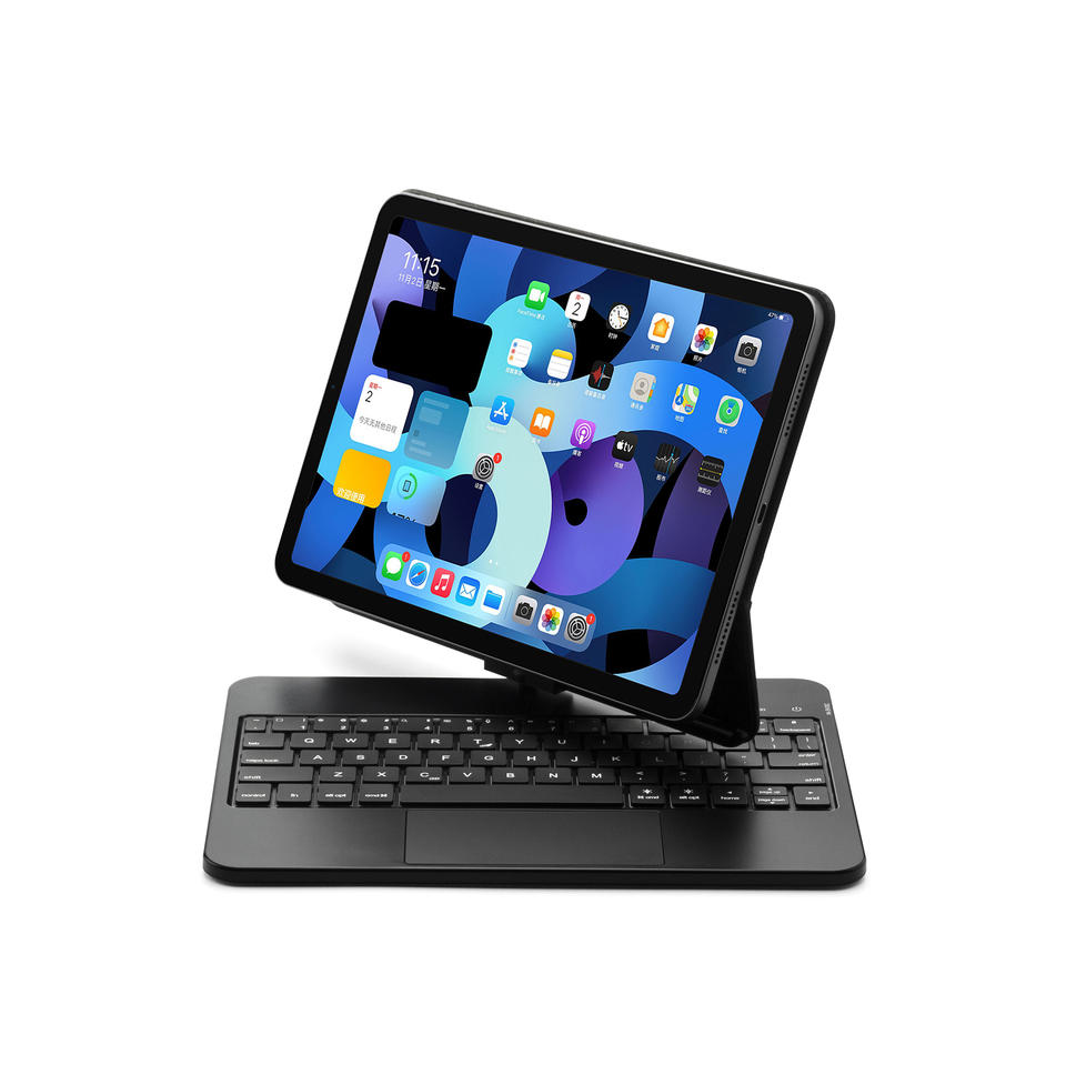 iPad Bluetooth Wireless Magnetic PU Keyboard Case (With Touchpad)