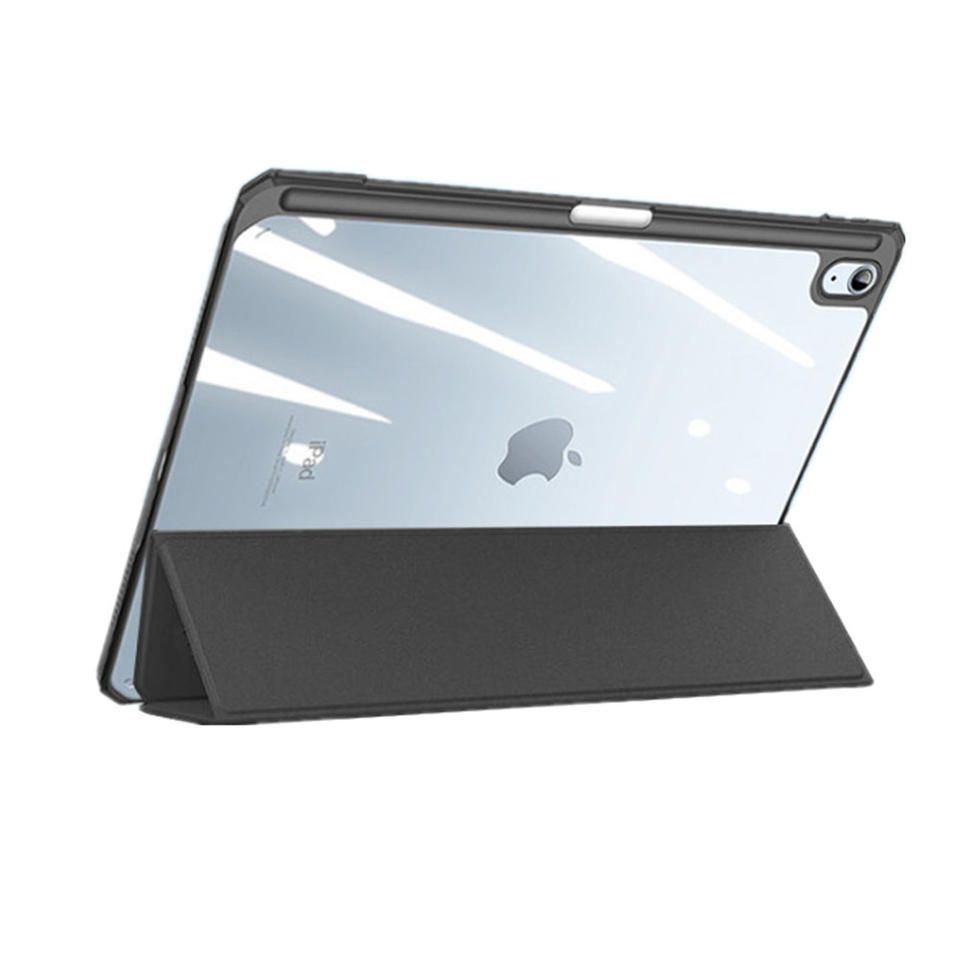Three Fold Case With Transparent Back For iPad Mini 6 2021