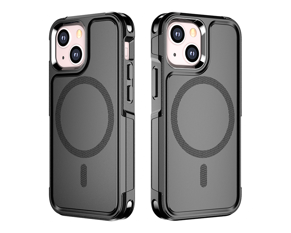 PC+TPU iPhone Case With Magnet Charging