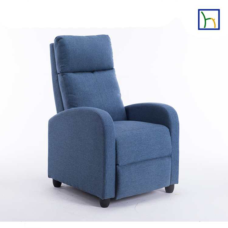 Living Room Recliner Chair, Fabric Adjustable Single Recliner Sofa Home Theater Seating Reading Chair for Bedroom