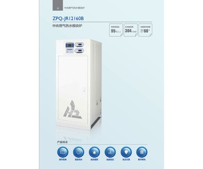 ZPQ-JRI 2160B 中央燃气热水模块炉