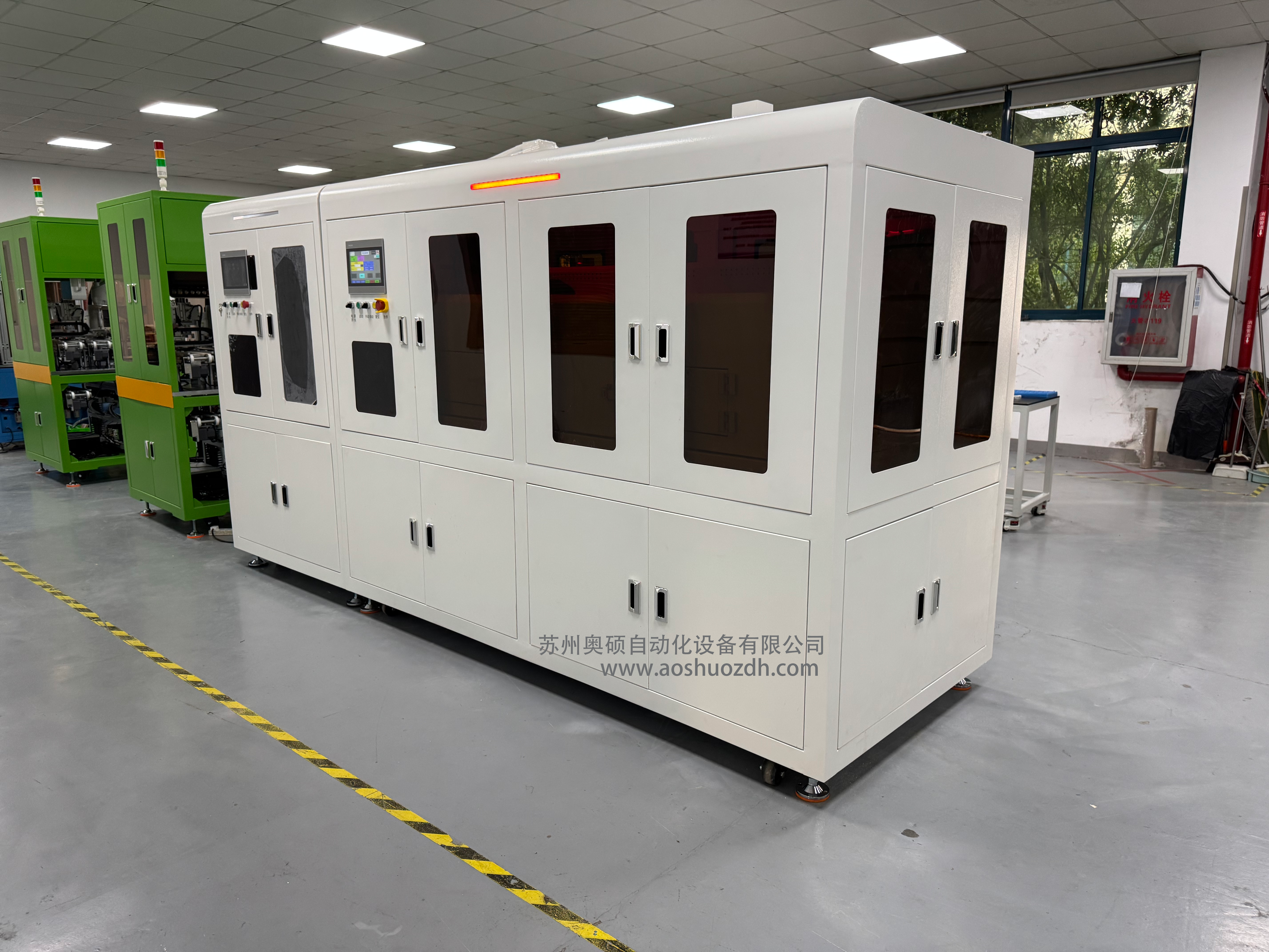 一体成型电感线圈自动点胶固化线